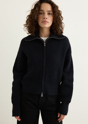 Hope Chunky Zip Knit