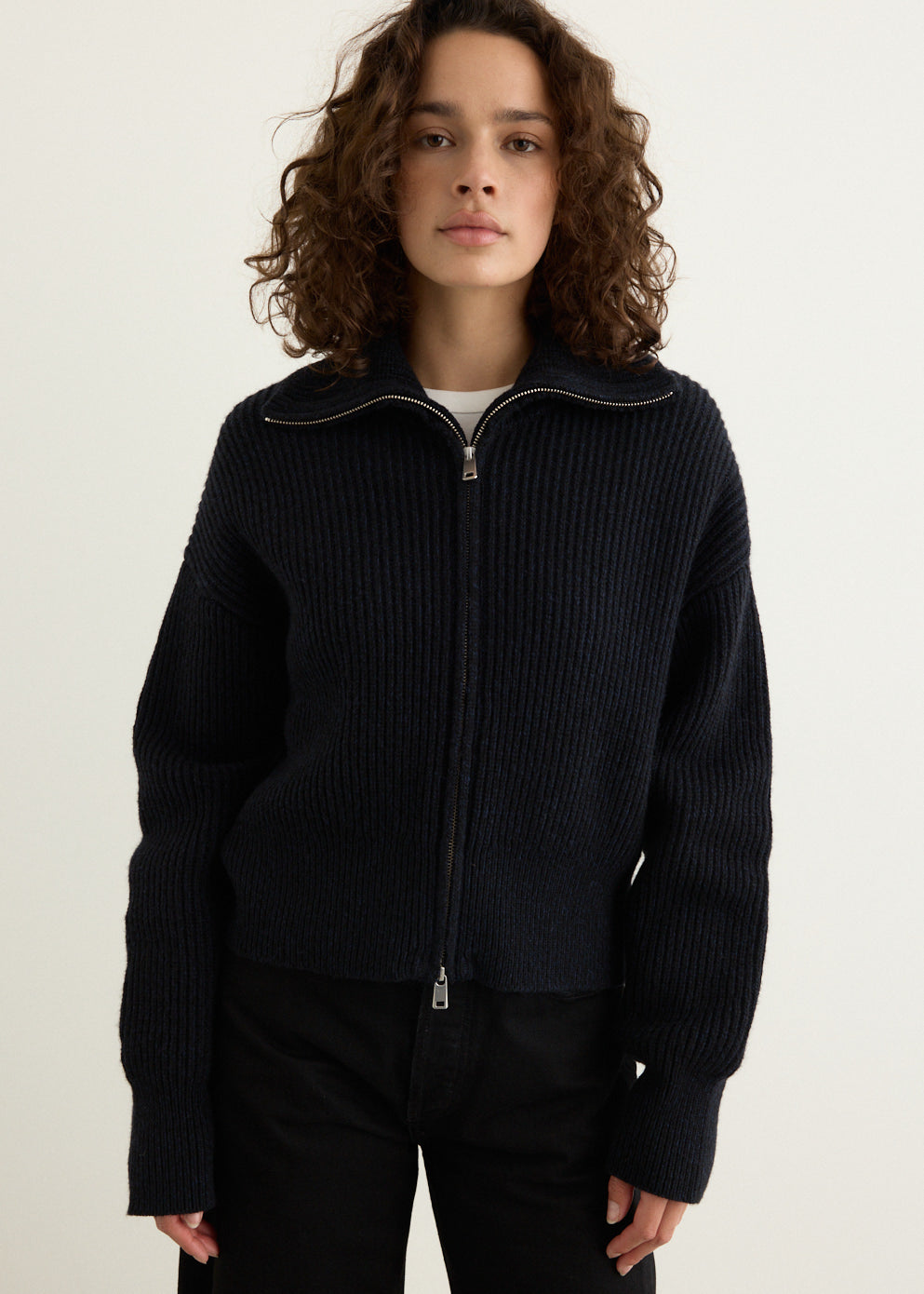 Hope Chunky Zip Knit