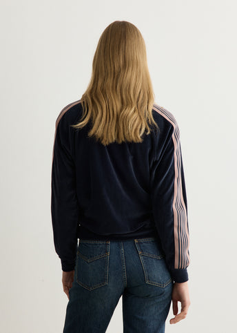 Rib Collar Track Jacket