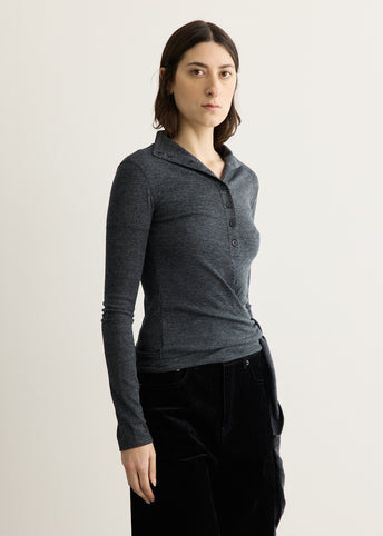 Button Up Wrap T-Shirt
