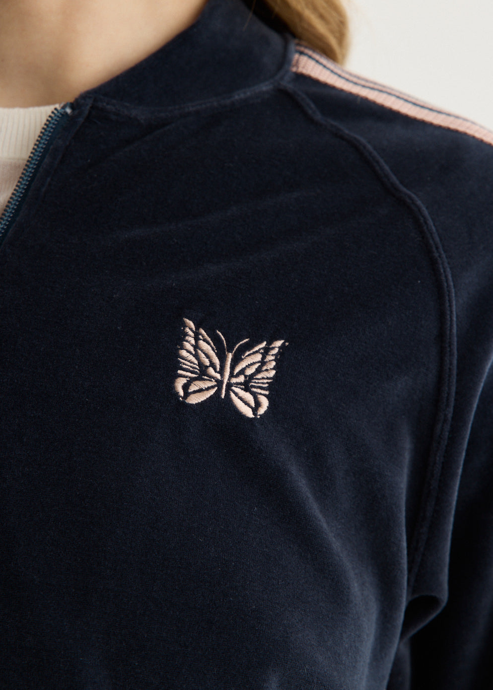 Rib Collar Track Jacket