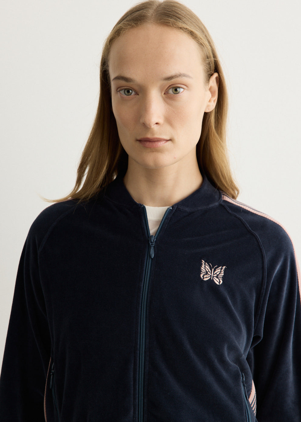 Rib Collar Track Jacket
