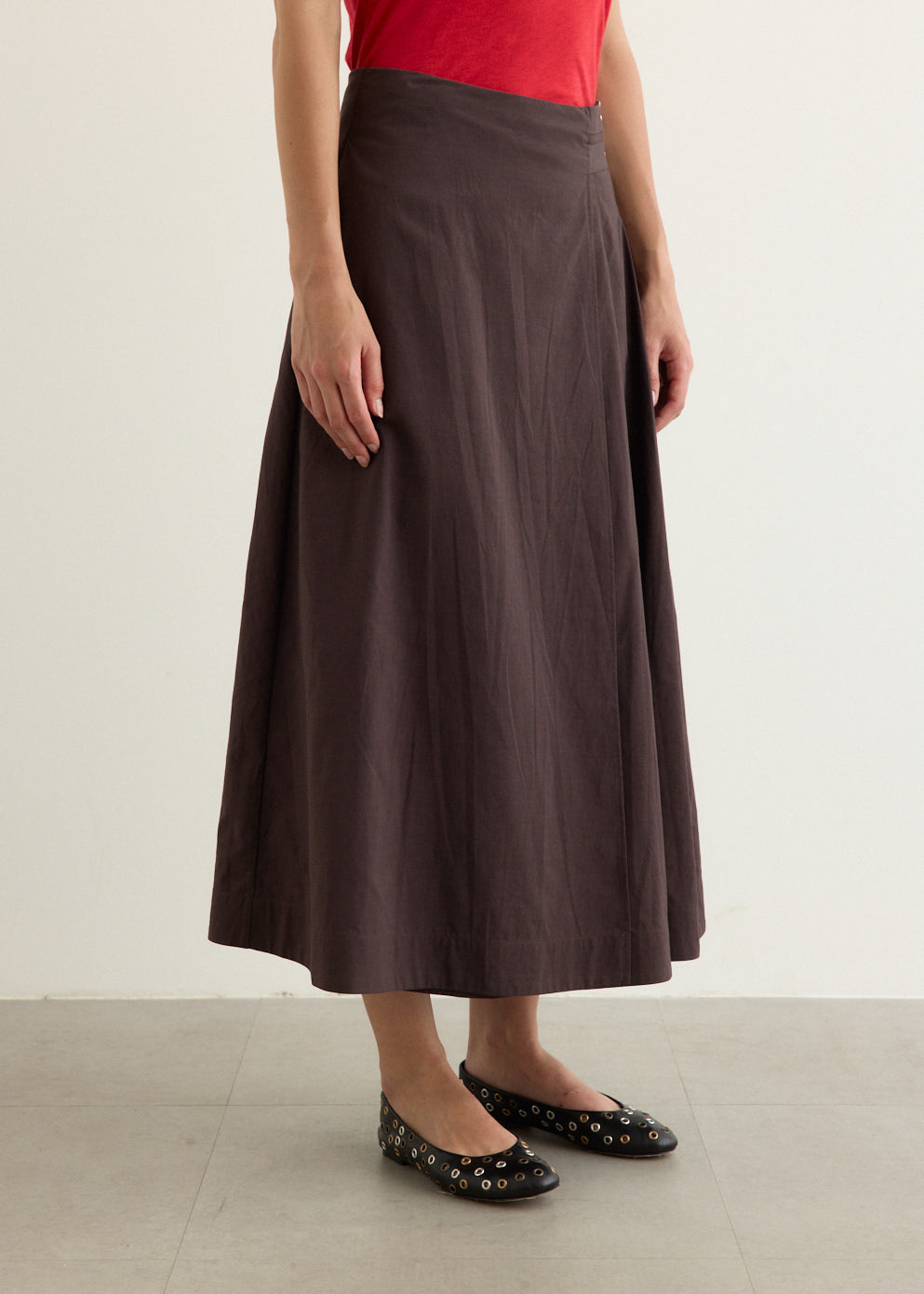 Savile Buckle Wrap Skirt