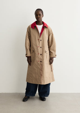 Anja Reversible Honey Trench Coat