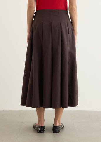 Savile Buckle Wrap Skirt