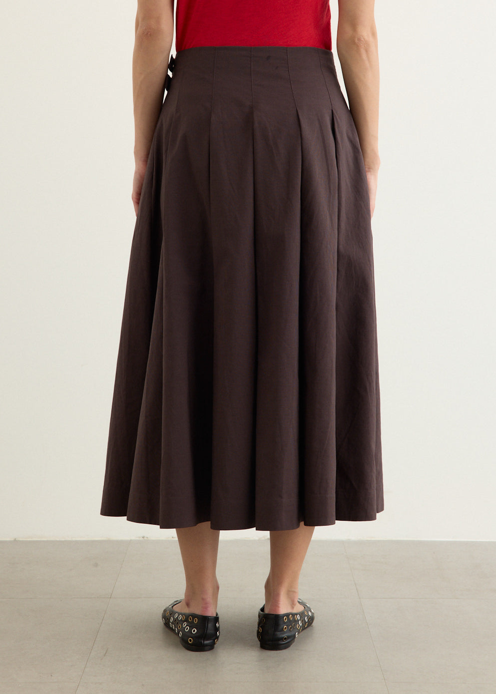 Savile Buckle Wrap Skirt