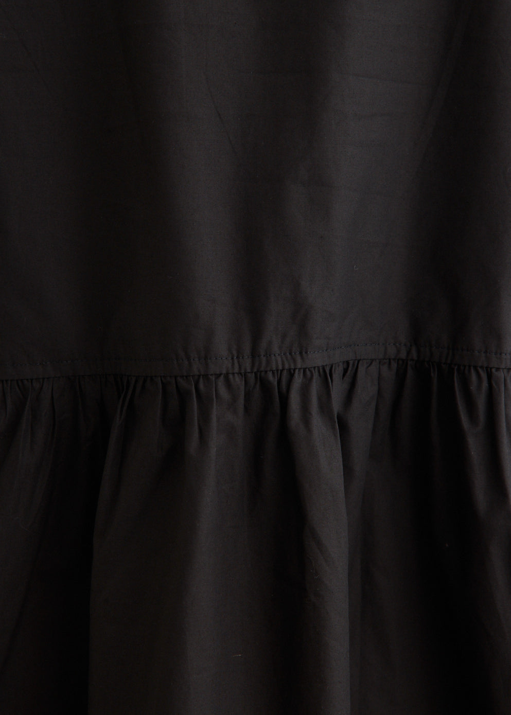 Cotton Poplin Tie String Mini Dress