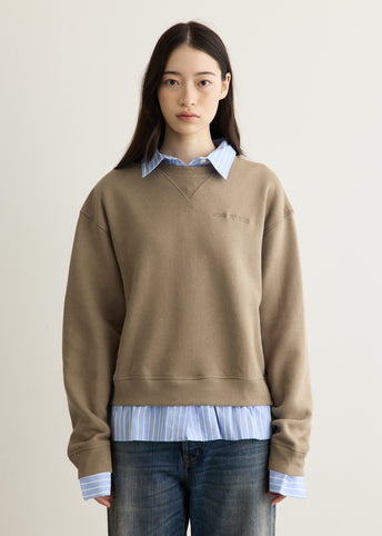 Layered Collar Sweatshirt