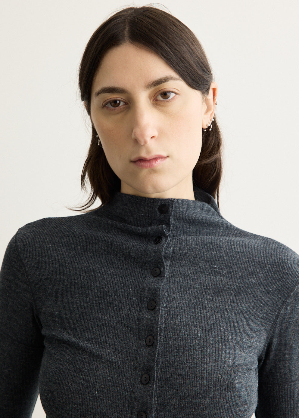 Button Up Wrap T-Shirt