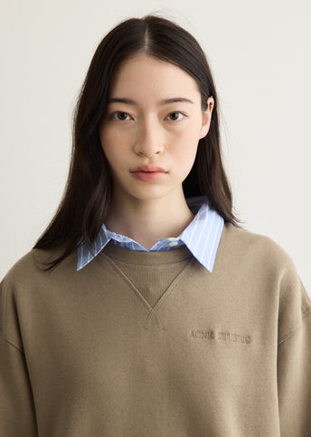 Layered Collar Sweatshirt