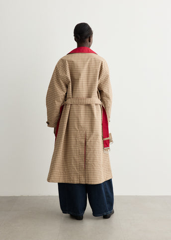 Anja Reversible Honey Trench Coat
