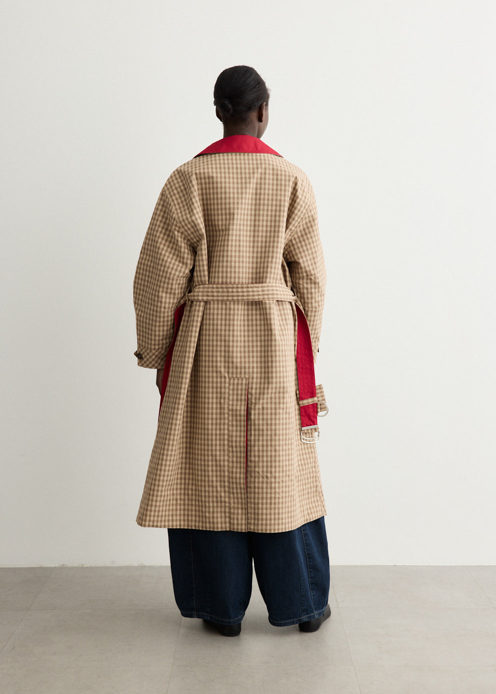 Anja Reversible Honey Trench Coat