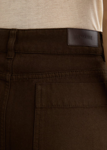 High Waisted Curved Pants