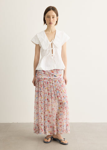 Regenerative Cotton Poplin Collar Blouse