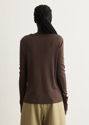 Long Sleeve Henley T-Shirt