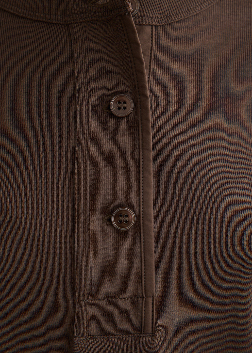 Long Sleeve Henley T-Shirt