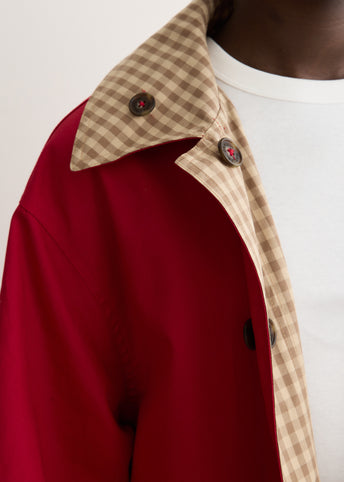 Anja Reversible Honey Trench Coat