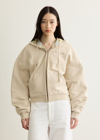 Logo Fleece Zip-Up Hoodie