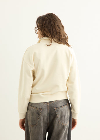 Double Fox Head Half Zip Comfort Sweatshirt