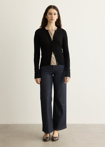 Kalet Fine Silk Wool Cardigan