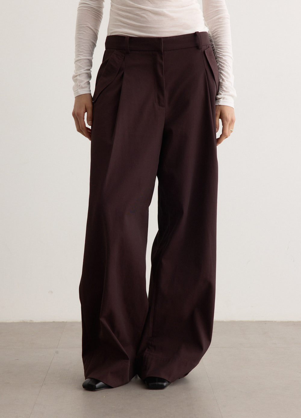 Utility Pleat Pants