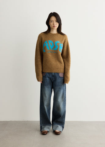 ADSB Intarsia Crew-Neck Sweater