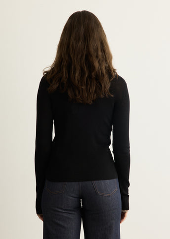 Kalet Fine Silk Wool Cardigan