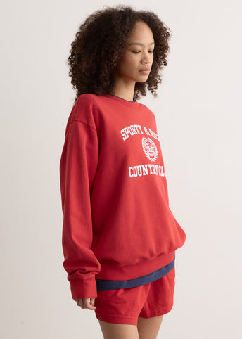 Varsity Crest Crewneck