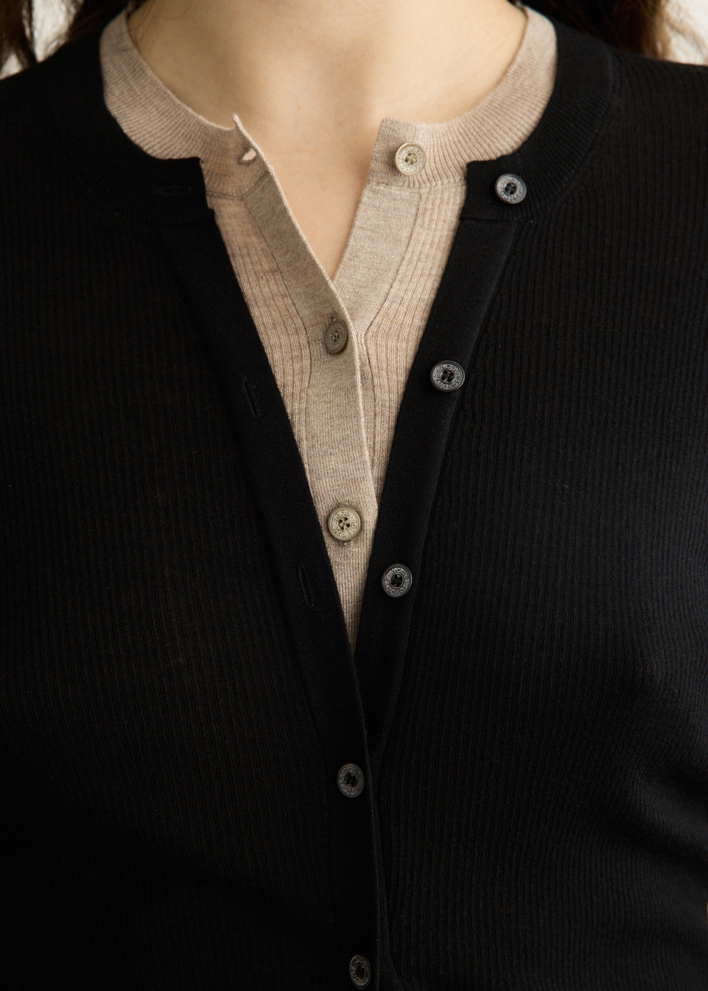 Kalet Fine Silk Wool Cardigan