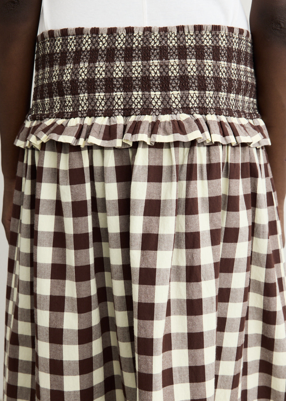 Ava Ruffle Midi Skirt