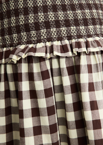 Ava Ruffle Midi Skirt