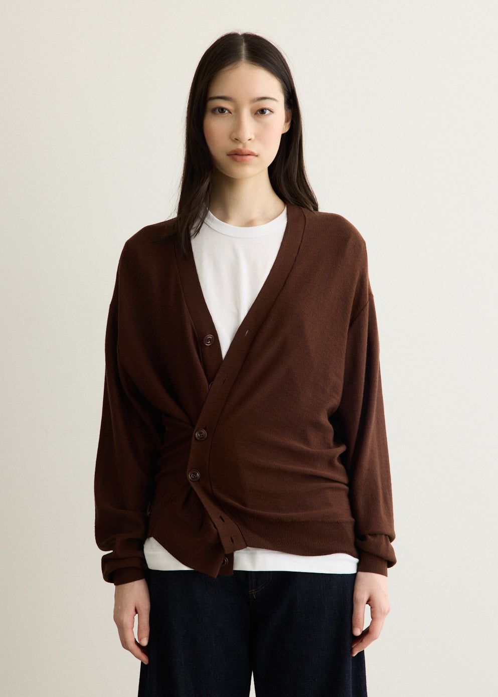 Relaxed Twisted Cardigan