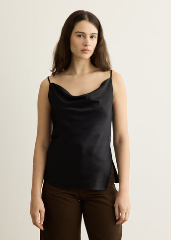 Shiny Satin Tank Top