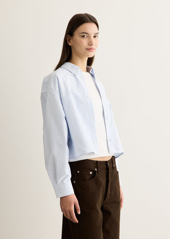 Sophia Button Down Logo Shirt
