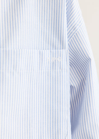 Sophia Button Down Logo Shirt