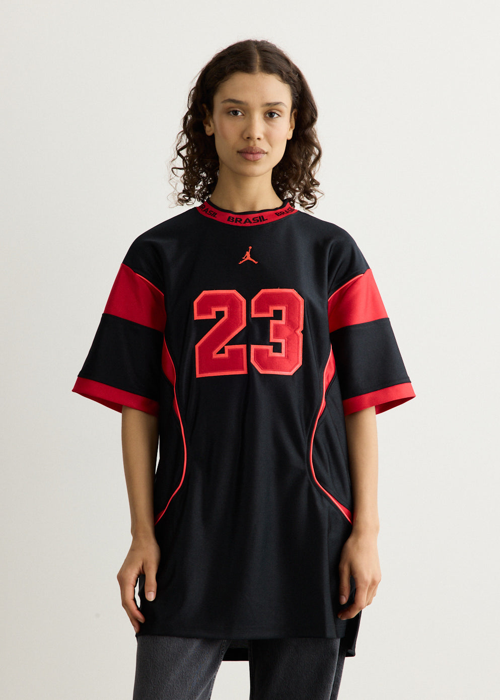 Women's Jordan Brooklyn Brazil T-Shirt Dress