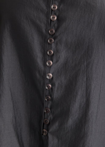 Incu Exclusive See-through Button Loop Top