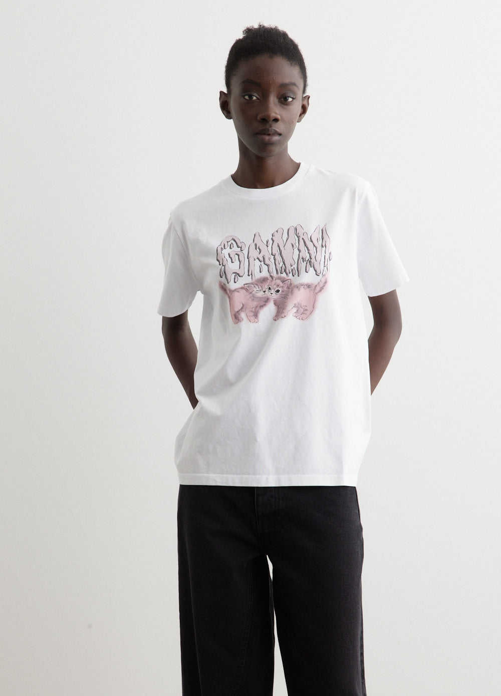 Basic Jersey Cats Relaxed T-Shirt