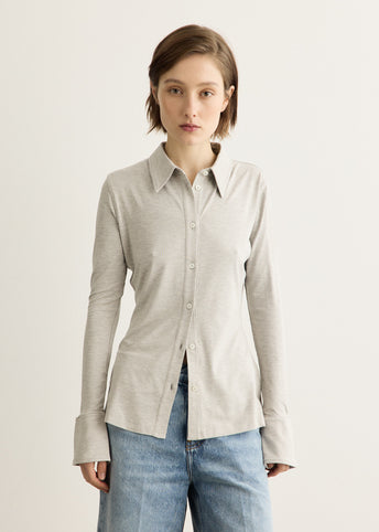 Fitted Jersey Shirt