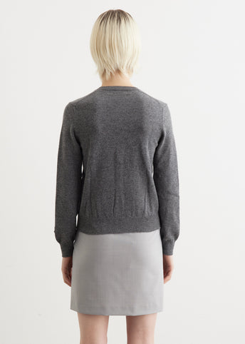 N087 Pixel Robot Cardigan