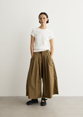 Nylon Flare Pants