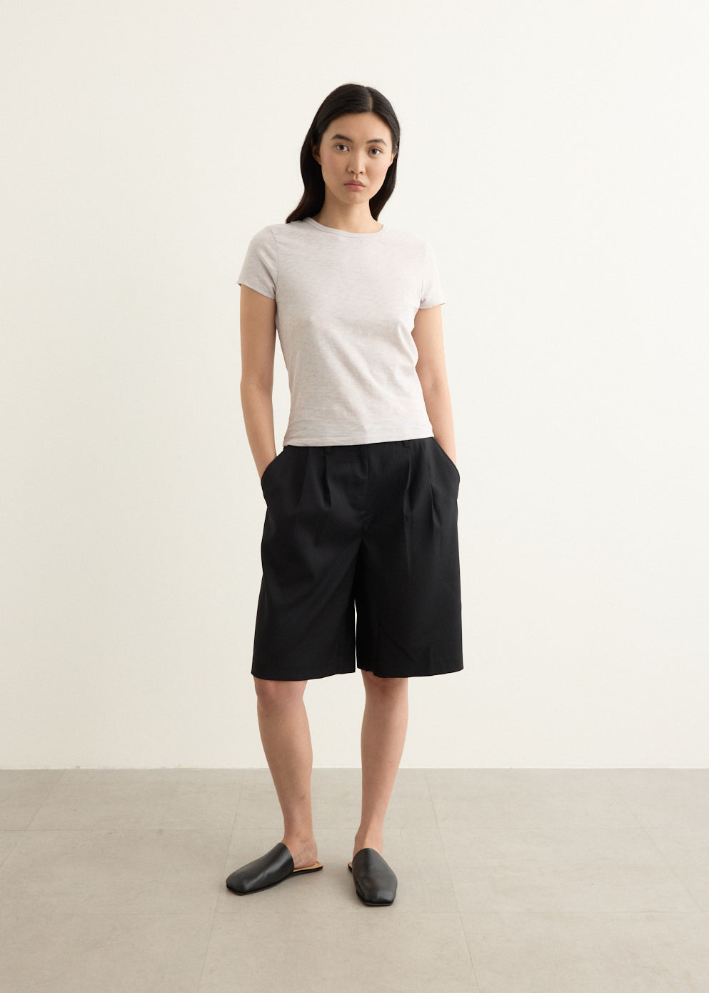 Noiser Belted Bermuda Shorts