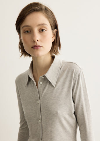 Fitted Jersey Shirt
