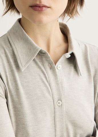 Fitted Jersey Shirt