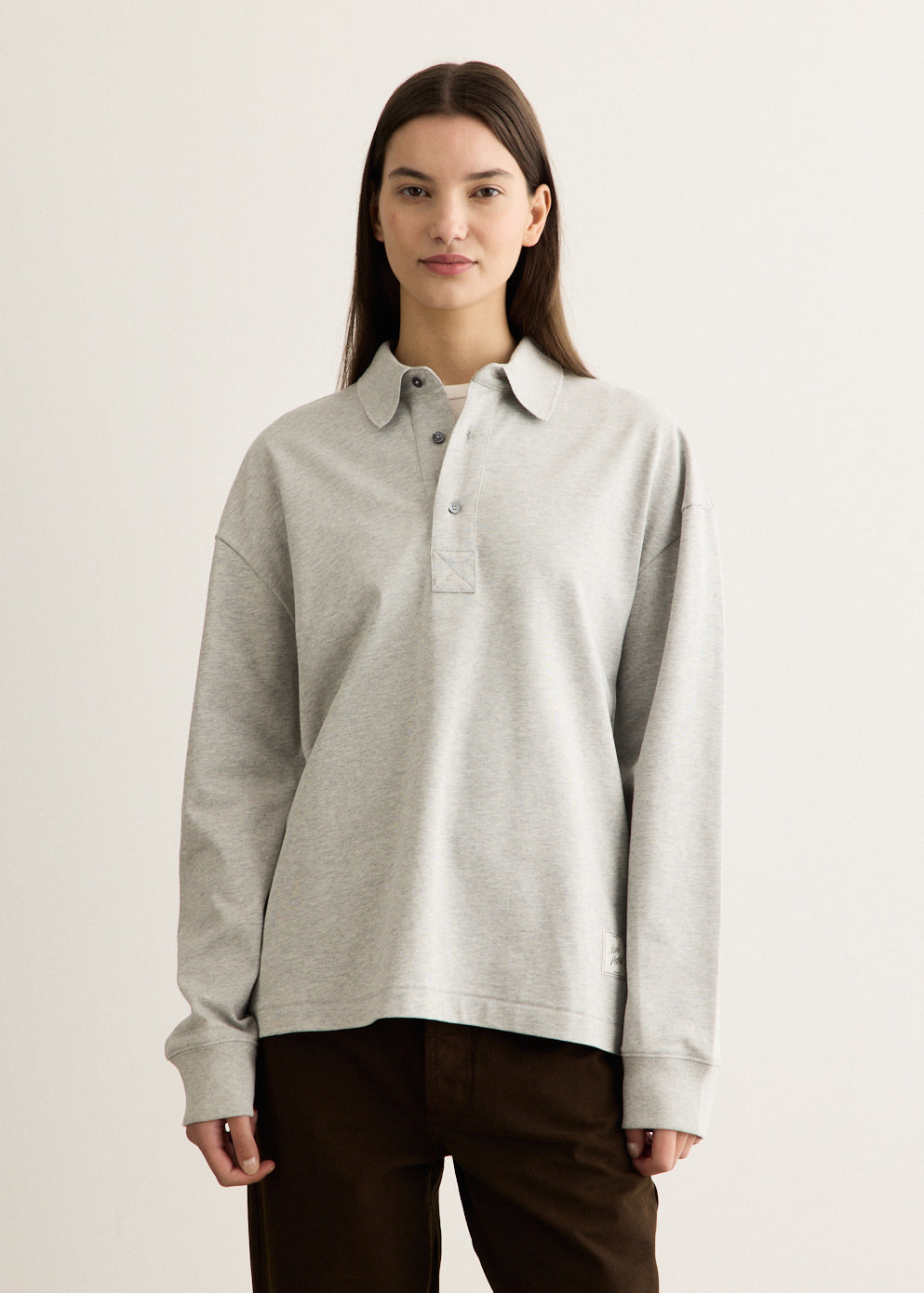 Polo with Heritage AMI Label