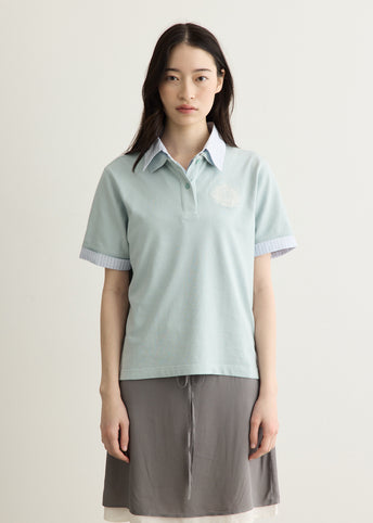 Layered Logo Polo Shirt