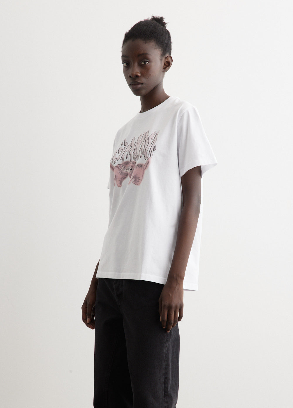 Basic Jersey Cats Relaxed T-Shirt