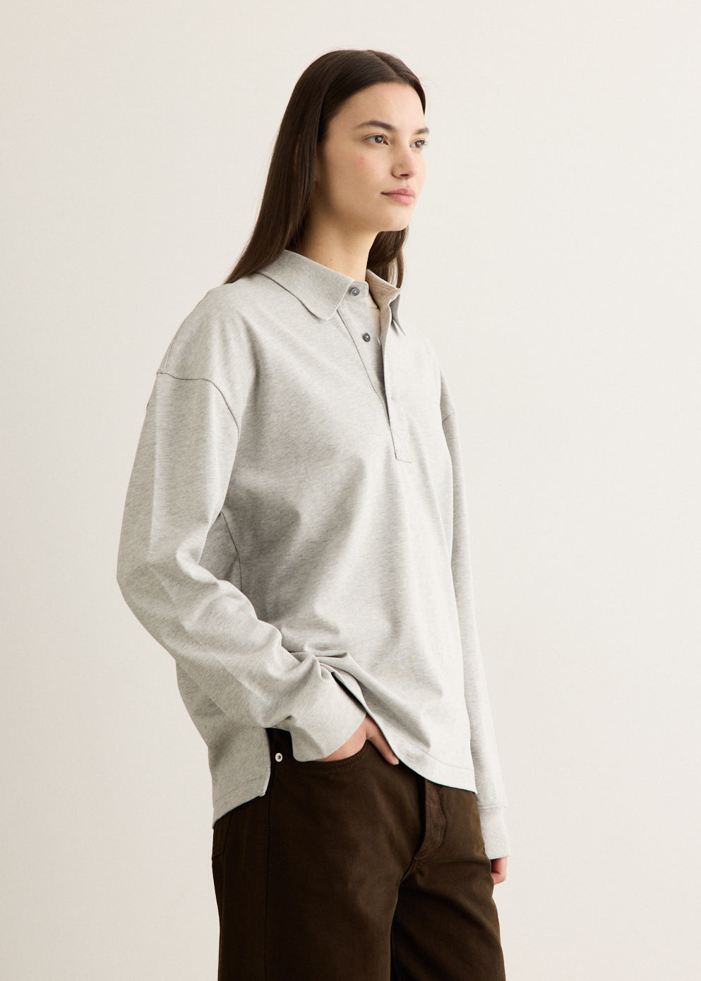 Polo with Heritage AMI Label