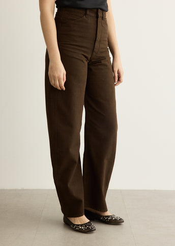 High Waisted Curved Pants