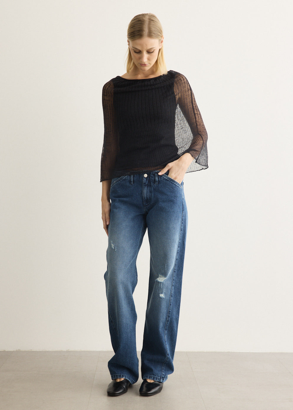 Lonati Denim Trouser